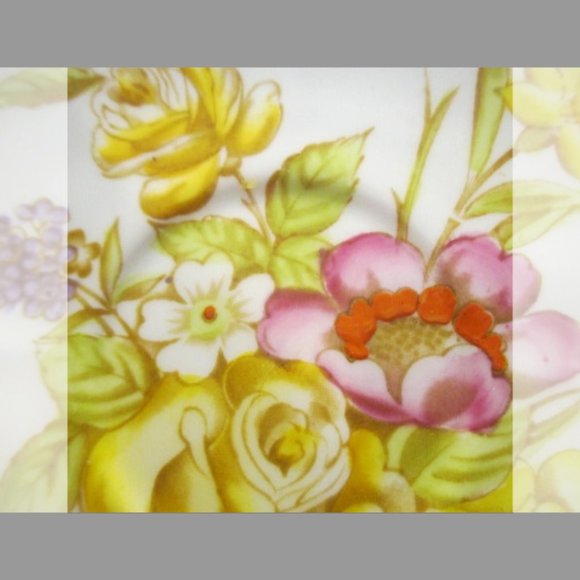 Vintage Roslyn Bone China, England Hand Painted "Sunningdale" Replacement Saucer - Picture 2 of 8